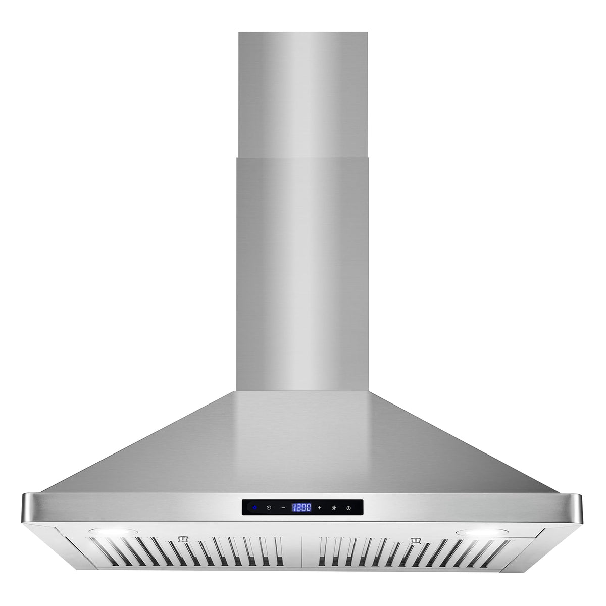 30 in 380 CFM ducted wall mount range hood LED stainless steel kitchen exhaust ventilation Coll