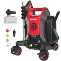 Electric Pressure Washer 2800 Max PSI 1.7 Max GPM Follow Me Portable Power Cleaner for Home Car Patio