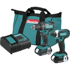 CT225SYX 18V LXT Lithium Ion Compact Cordless 2 Piece Combo Kit with 1.5Ah Batteries Power Tool Set