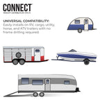Connect Weight Distribution Hitch Heavy Duty Towing Trailer Hitch Adjustable Sway Control System