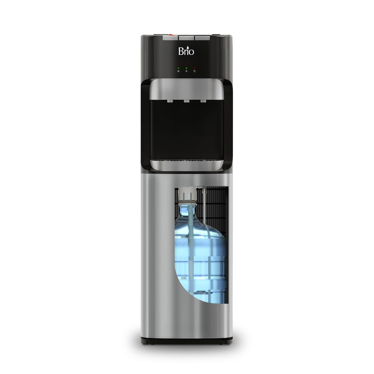 Bottom Loading Water Cooler Dispenser for 5 Gallon Bottles Stainless Steel Freestanding Home Office