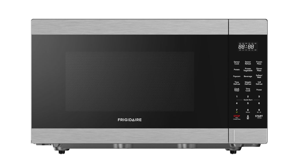 Stainless Steel Microwave Oven, 2.2 Cu Ft, Programmable, 1,200 Watts