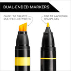 Premier Dual Ended Art Markers Set 72 Assorted Colors Adult Coloring Drawing Art Crafts Bible Study