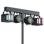 5 in 1 DJ lights with stand sound activated DMX remote control LED par light 3/6/15CH party wedding KTV