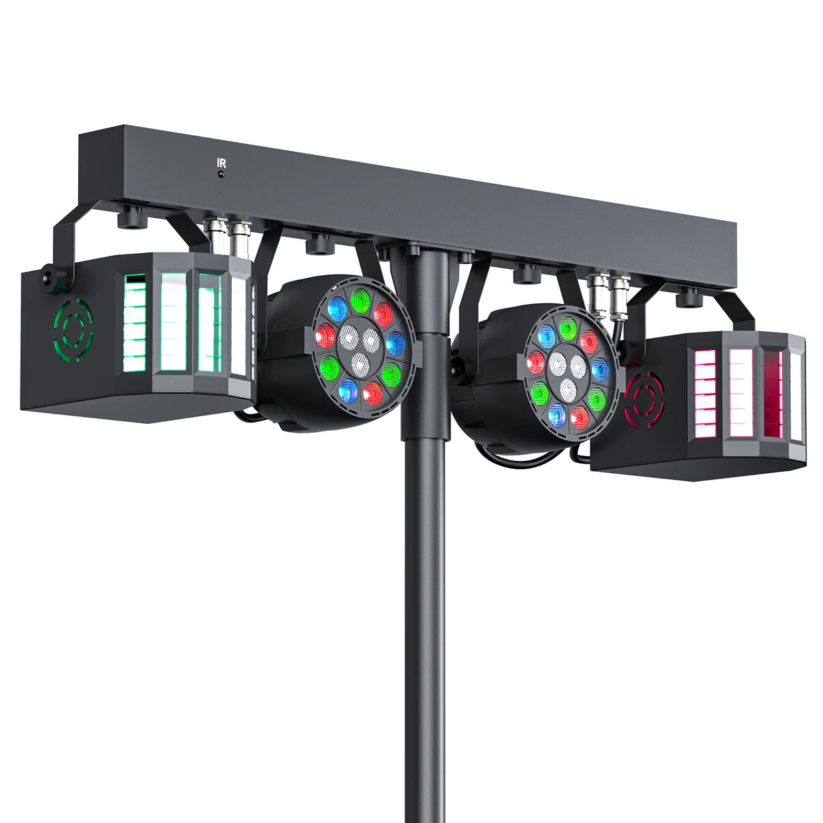 5 in 1 DJ lights with stand sound activated DMX remote control LED par light 3/6/15CH party wedding KTV