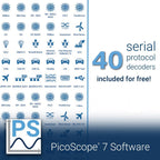 USB PC oscilloscope 2 channel 10 MHz bandwidth model 2204A portable for testing and measurement