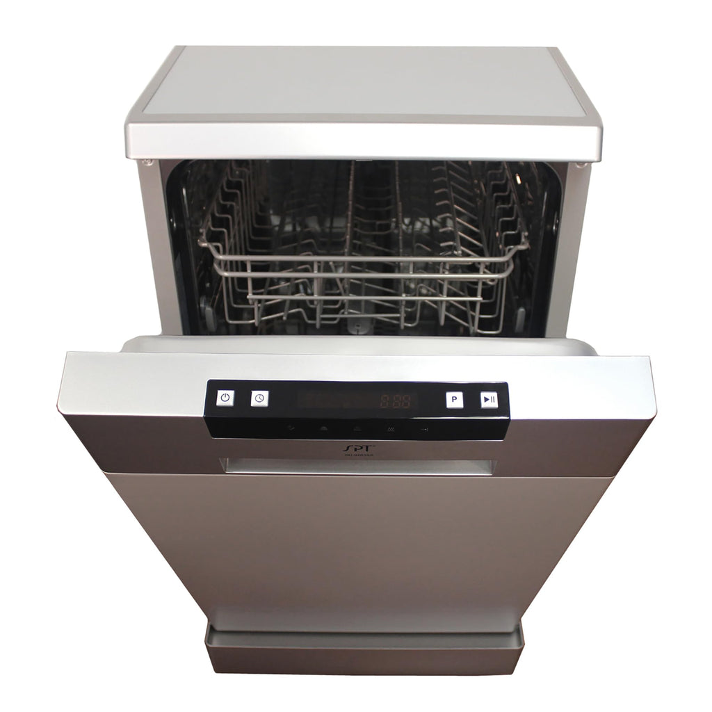 SD-9263SSC 18 Inch Portable Dishwasher Energy Star Stainless Steel Compact Dishwasher for RV Apartment Dorm