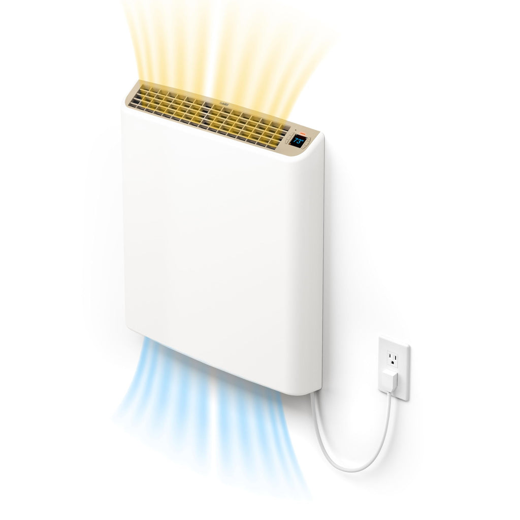 1000W Wi Fi Plug In Electric Wall Heater Energy Efficient Large Room App Control Thermal Shut Off