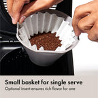 8 Cup Coffee Maker Single Serve Thermal Carafe Stainless Steel Brewing Machine for Home Office