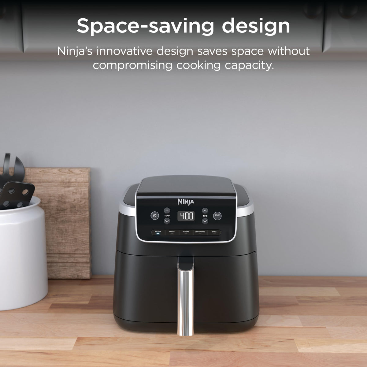 Air Fryer Pro 5 Qt 5 in 1 Grey AF142 Compact Countertop Multi Function Home Kitchen Appliance