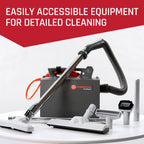 Commercial PortaPower Lightweight Canister Vacuum Cleaner for Home Office Car Detailing and Pet Hair