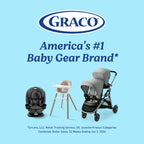 EveryStep Slim 6 in 1 Convertible Highchair Misty Infant Toddler Feeding Chair