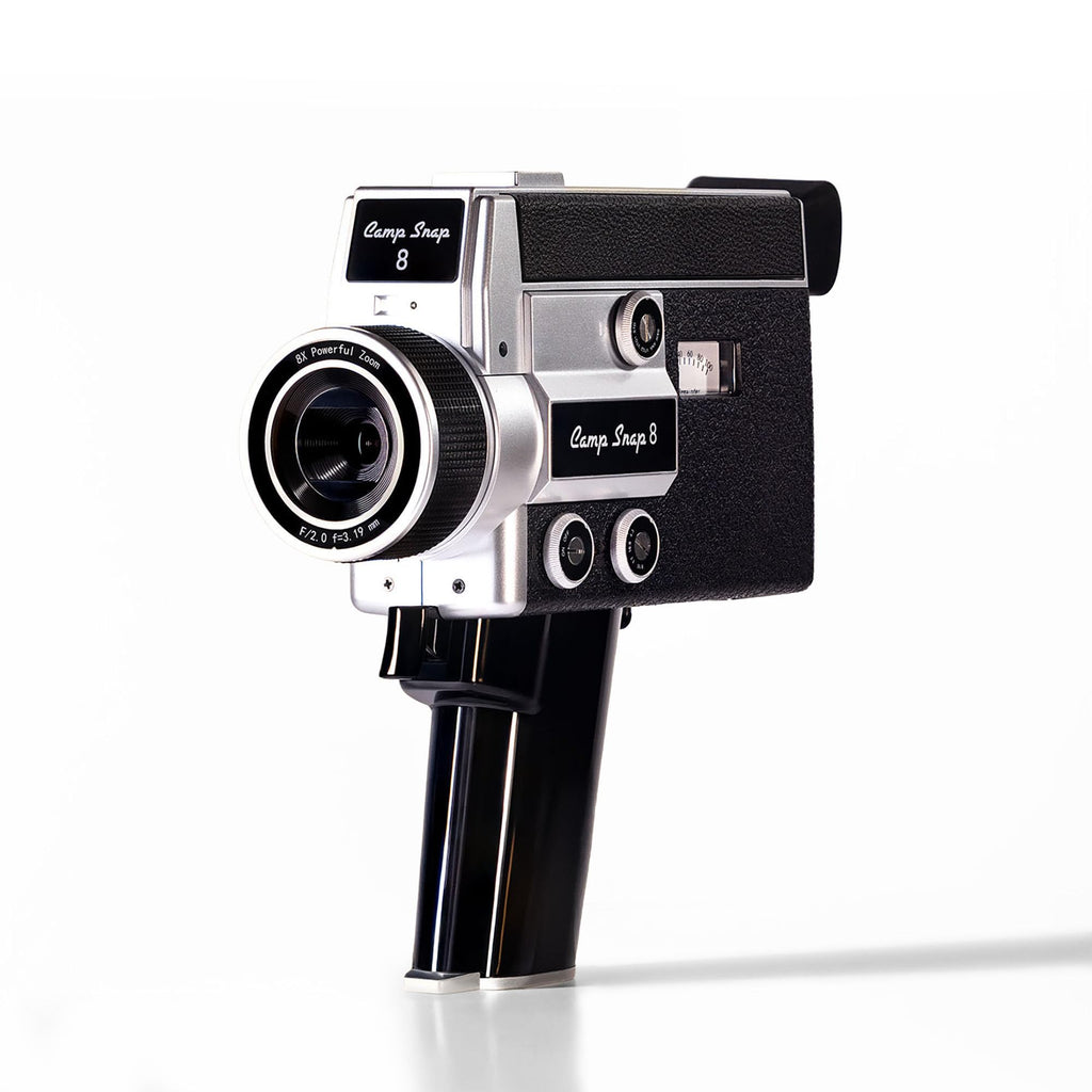 CS-8 digital camera 2.7K video recorder Youtube screenless 8x zoom 5 movie filters SD card USB C battery