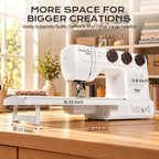 996P Mechanical Sewing Machine with 36 Built in Stitches for Beginners Household Daily Sewing