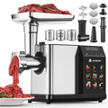 Multifunctional Digital Electric Meat Grinder 3000W Max Powerful Stainless Steel Food Processor for Kitchen