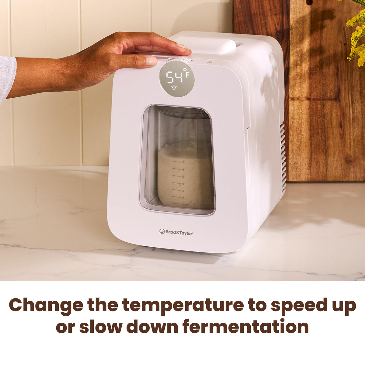 Sourdough Home Plus Starter Warmer and Cooler with App Control for Consistent Temperature and Home Baking