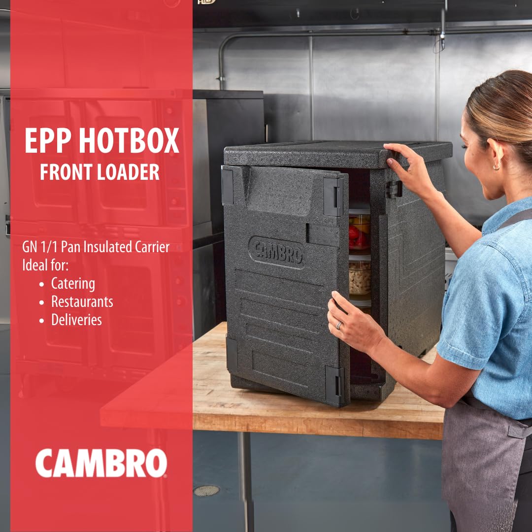 Insulated Food Pan Carrier, Holds Four 4 Inch Pans, EPP400, Catering Transport