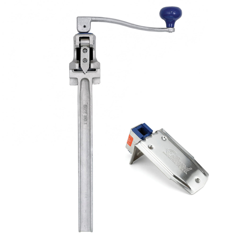 11100 Old Reliable Number 1 Manual Can Opener with Plated Steel Base for Cans up to 11 Inches Tall