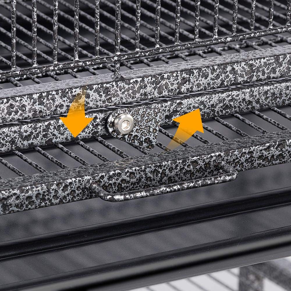69 inch large bird cage for parakeets budgies 3 tier flight cage for small birds and pet birds