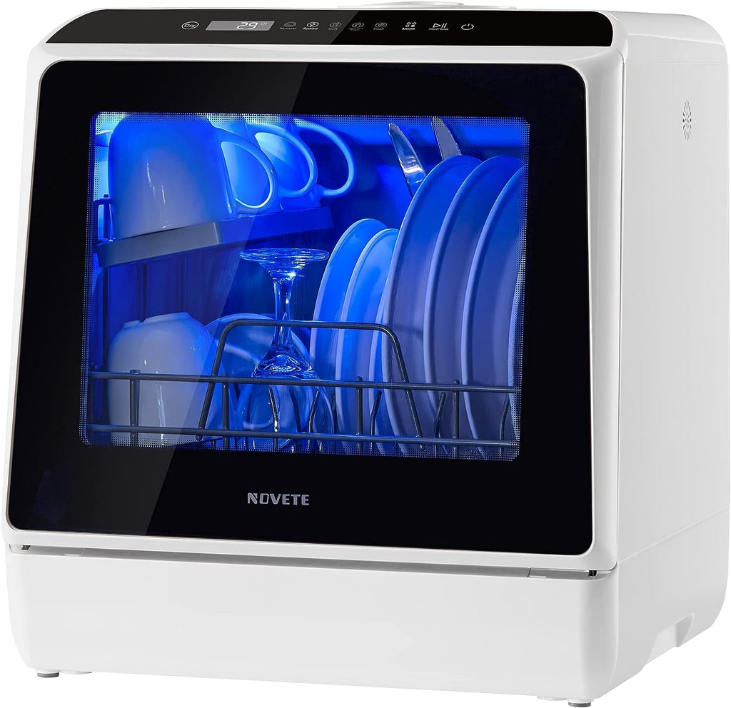 Portable Countertop Dishwasher for Small Apartments RV Dorm Compact Mini Kitchen Dishwasher