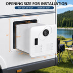 RV Tankless Water Heater 55000 BTU CSA Certified Portable Instant Hot Water for Camper and Van
