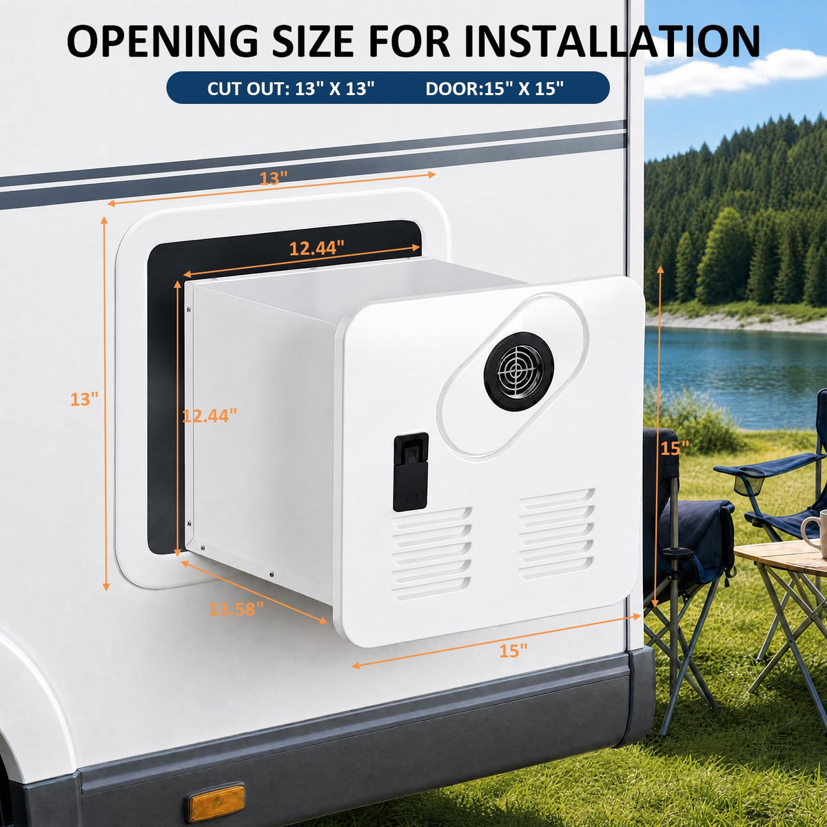 RV Tankless Water Heater 55000 BTU CSA Certified Portable Instant Hot Water for Camper and Van