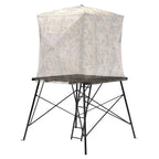 Ground Blind Platform 65 L x 65 W Steel Outdoor Hunting Trap Door Heavy Duty Portable Base