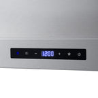 30 in 380 CFM ducted wall mount range hood LED stainless steel kitchen exhaust ventilation Coll