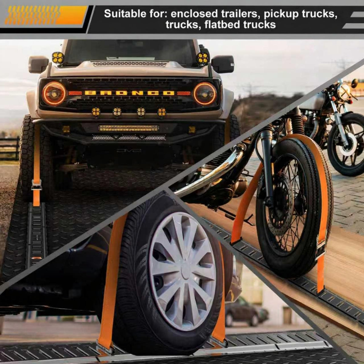 36PC E Track Rail Kit Set Heavy Duty Tie Down System for Enclosed Trailers Cargo Securement