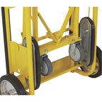 Convertible hand truck 1200 pound capacity 2 or 4 wheel design heavy duty utility dolly cart
