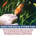 Pond Vacuum Cleaner Cleaning Tool for Outdoor Decorative Ponds Garden Water Features and Koi Ponds