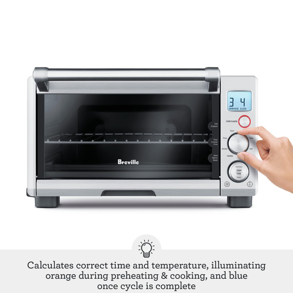 Compact Countertop Toaster Oven, Brushed Stainless Steel, BOV650XL