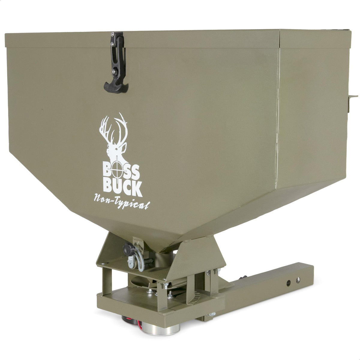 ATV Seeder Spreader with Wireless Remote Control 80 lb Capacity for Hunting Food Plots and Lawn and Garden