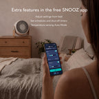 Smart Cooling Fan with White Noise for Bedroom Sleep