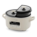 Programmable Multicooker and Slow Cooker, Two 3.7 Qt Nonstick Pots, Baking Function