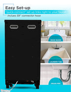 18 Inch Portable Dishwasher Energy Star BPD8B Black Compact Efficient Design for Small Spaces