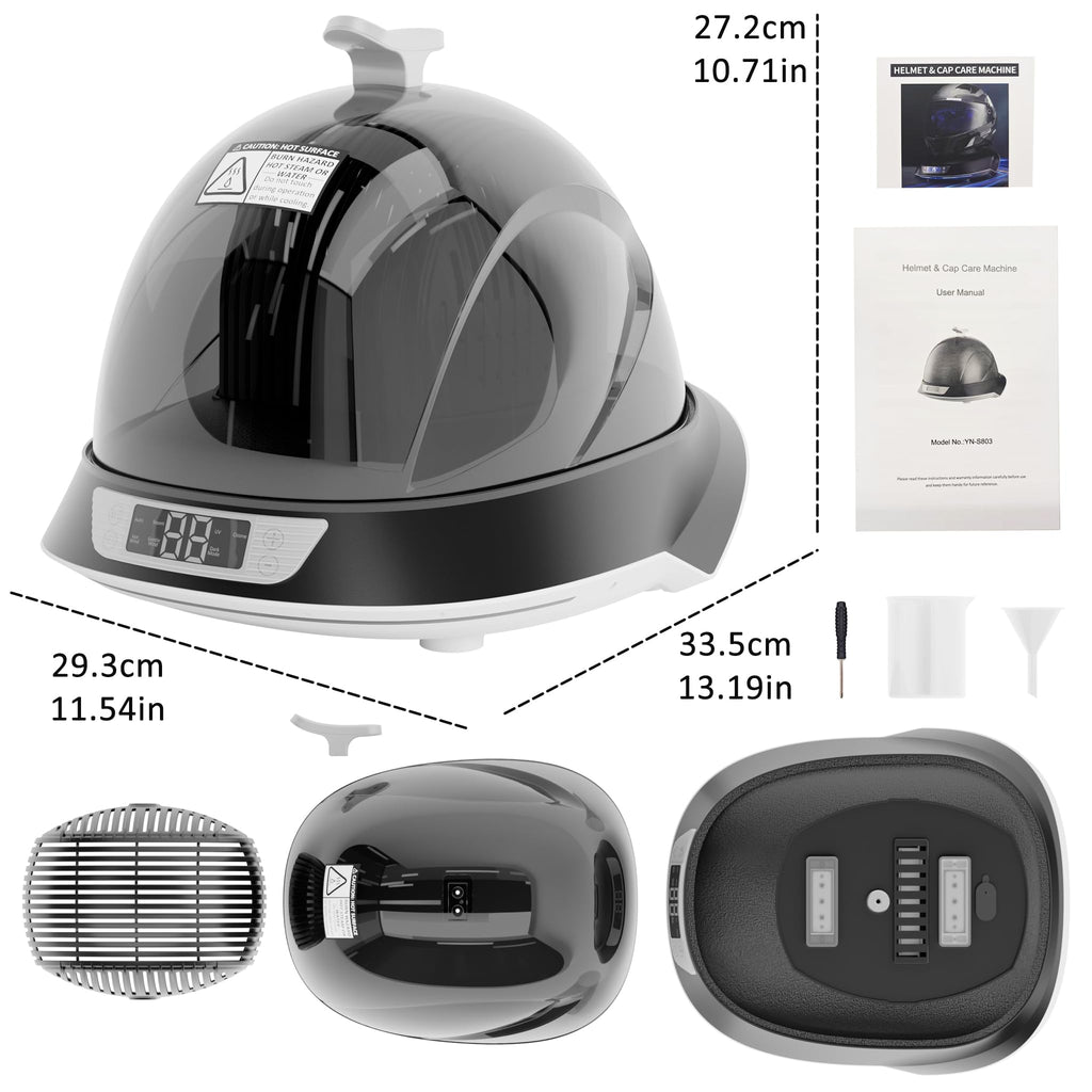 Hat Shaping and Steam Press Machine for Baseball Caps, Ozone Function