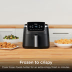 Air Fryer Pro 5 Qt 5 in 1 Grey AF142 Compact Countertop Multi Function Home Kitchen Appliance