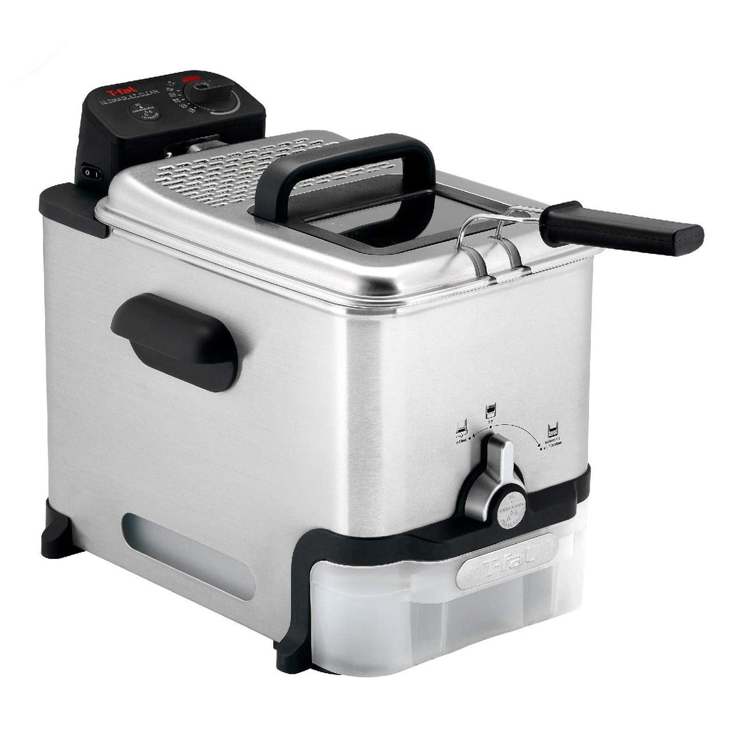 Deep Fryer with Basket 3.5L 1700W Oil Filtration Temperature Control Easy Clean Home Kitchen
