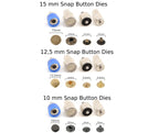 Hand Press Machine with Setting Dies All in One Set for Snap Button Fastener Rivet Eyelet Grommet