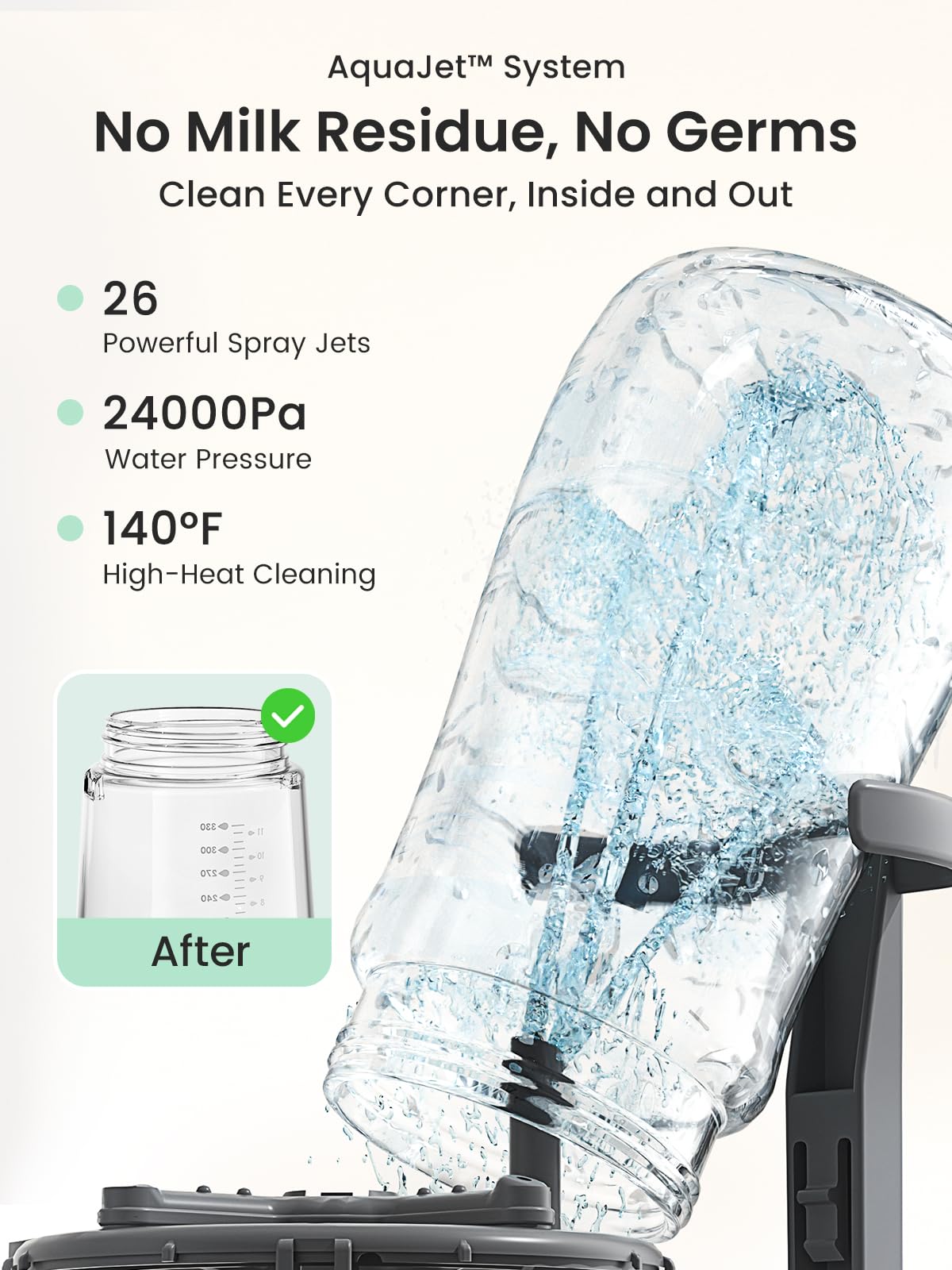 EaseClean bottle washer all in one washer sterilizer and dryer