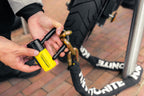 New York Fahgettaboudit Chain 1415 and New York Disc Lock Heavy Duty Motorcycle Bicycle Security Anti Theft