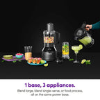 Triple Prep System 1500W 3 in 1 Kitchen Blender Food Processor High Speed Countertop Combo NBKS50100