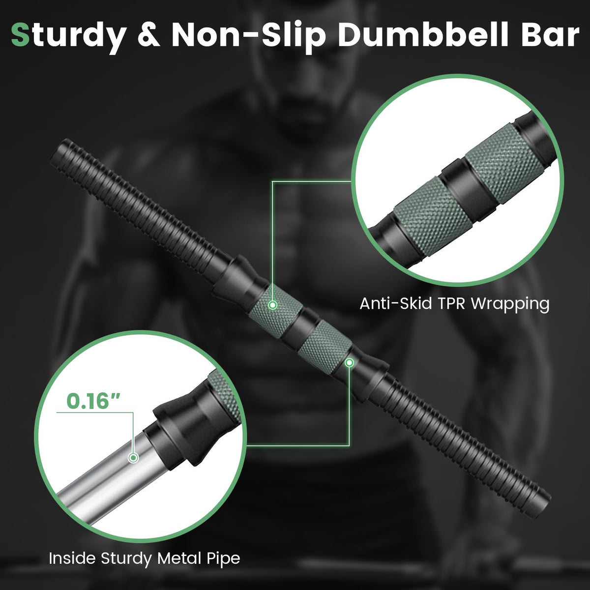 Adjustable dumbbell set 4 in 1 with connector 92 lbs 47 lbs dumbbells barbells kettlebells push up stands
