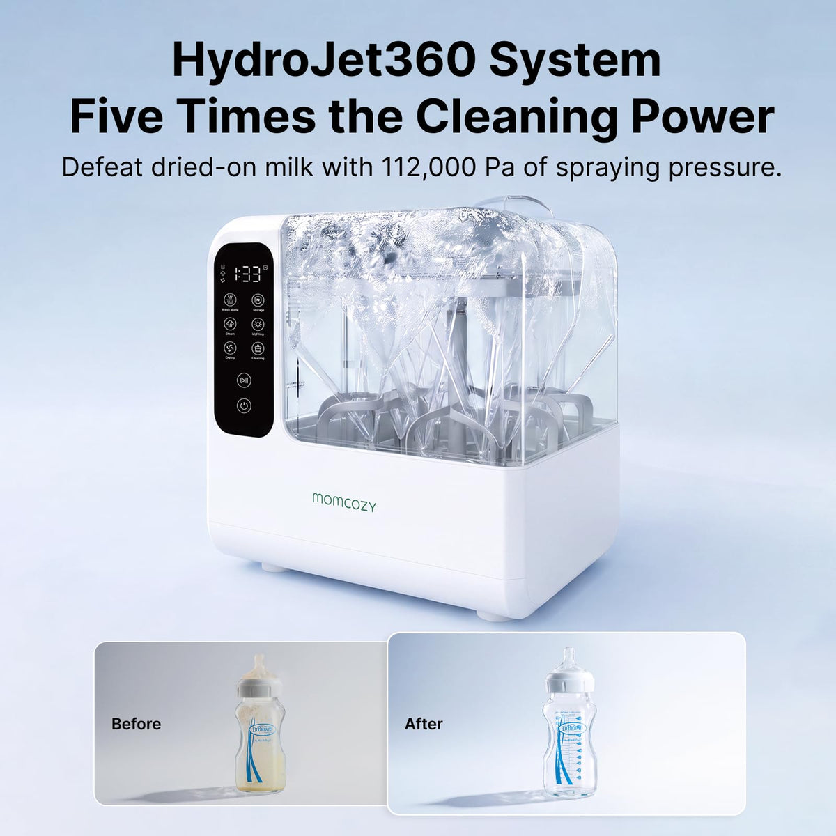 DeepClean D8 Bottle Washer Sterilizer and Dryer Precision Cleaning Machine