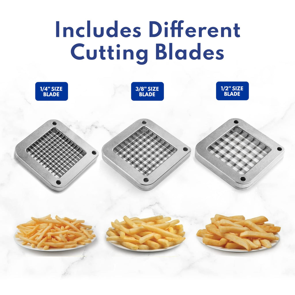 Commercial Grade French Fry Cutter Heavy Duty Potato Slicer for Kitchen and Restaurant Use