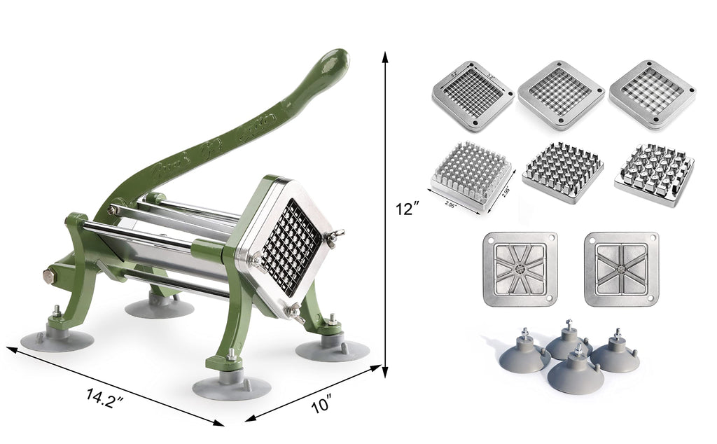 Commercial Grade French Fry Cutter Heavy Duty Potato Slicer for Kitchen and Restaurant Use