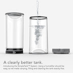 Evaporative Humidifier for Large Rooms up to 1000 Sq Ft, 2 Gallon Dual Tank, EVDC500