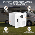 RV Tankless Water Heater 55000 BTU CSA Certified Portable Instant Hot Water for Camper and Van