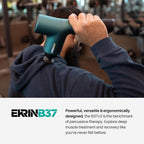 Handheld Deep Tissue Massage Gun, 5 Speeds, 4 Attachments, B37v2